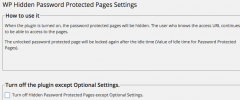 WP Hidden Password Protected Pages screenshot 3