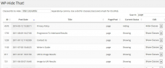 WP-HideThat screenshot 1