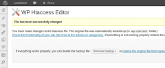 WP Htaccess Editor screenshot 2