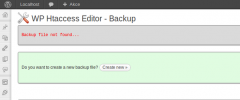 WP Htaccess Editor screenshot 3