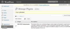 WP HTTP Compression screenshot 1