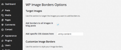 WP Image Borders screenshot 1