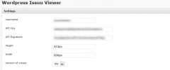 WP Issuu Viewer screenshot 1