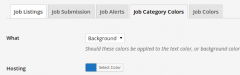 Job Colors for WP Job Manager Categories screenshot 2