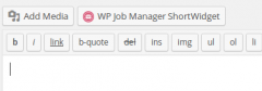 WP Job Manager ShortWidget screenshot 1