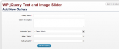 WP jQuery Text and Image Slider screenshot 1