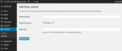 WP License Manager screenshot 3