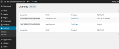 WP License Manager screenshot 4