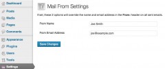 WP Mail From II screenshot 1