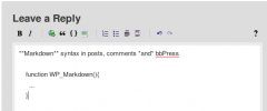 WP-Markdown screenshot 3