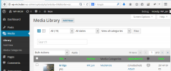 WP Media Category Management screenshot 4