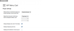 WP Menu Cart screenshot 3