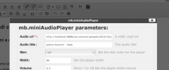 mb.miniAudioPlayer - an HTML5 audio player for your mp3 files screenshot 5