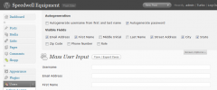 WP-MUI - Mass User Input - Add and Export WP Users Quickly screenshot 1