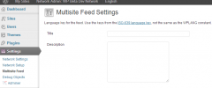 Inpsyde Multisite Feed screenshot 1