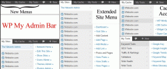 Wp My Admin Bar screenshot 1
