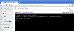 WP MySQL Console screenshot 1