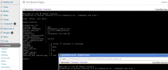 WP MySQL Console screenshot 2