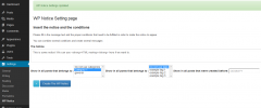 WordPress Notice screenshot 2