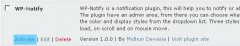 WP-Notify screenshot 1