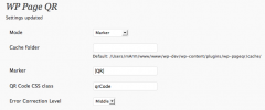WP Page QR screenshot 2