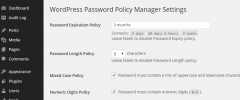 WP Password Policy Manager screenshot 2