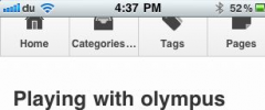 Wordpress PDA & iPhone screenshot 4