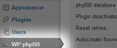 WP phpBB Bridge screenshot 1