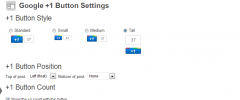 WordPress Google +1 Button - Advanced Plugin, Includes Redirection screenshot 2