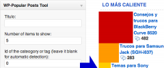 WP-Popular Posts Tool screenshot 1