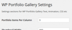 WP Portfolio Gallery screenshot 1
