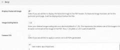 WP Post to PDF Enhanced screenshot 6