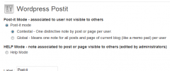 Wordpress Postit screenshot 2