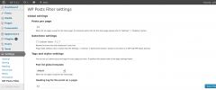WP Posts Filter screenshot 1