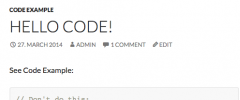 WordPress Rainbow Hilite screenshot 4