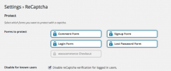WordPress ReCaptcha Integration screenshot 1