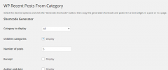 WP Recent Posts From Category screenshot 1