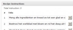 WP Recipes screenshot 1
