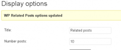 WP Related Posts screenshot 2