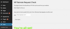 WP Remote Request Check screenshot 1