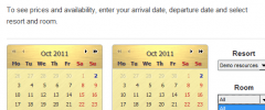 WP-Reservation booking system screenshot 1
