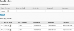 WP-Reservation booking system screenshot 5