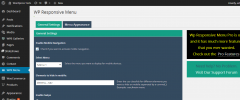 WP Responsive Menu screenshot 1