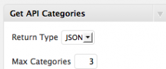 WP RESTful Categories Plugin screenshot 2