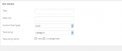 Wp RSS Importer screenshot 2
