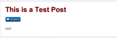 WP RunKeeper Button screenshot 1