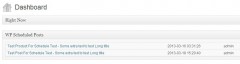 WP Scheduled Posts screenshot 2