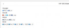 WP-SEOstats screenshot 3