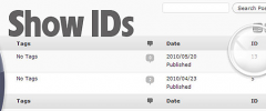 WP Show IDs ( simple, yet elegant ) screenshot 1