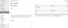 WP Sidebars screenshot 1